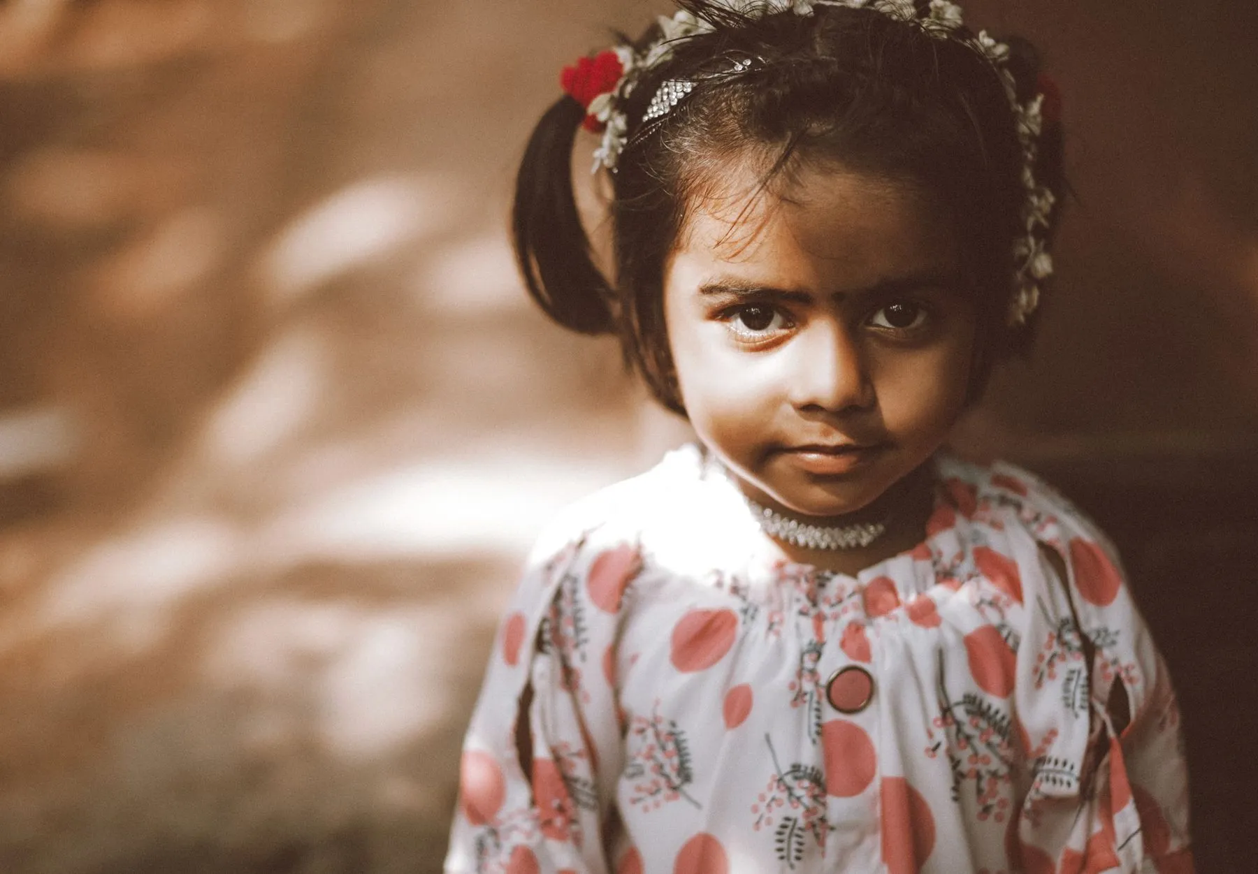 Little girl smiling